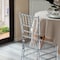 Fabulaxe Modern Acrylic Stackable Chiavari Dining Chair, Clear Party Chair, Ctystal Acrylic Chair, 4PK QI004658.CL.4 - alternate 5